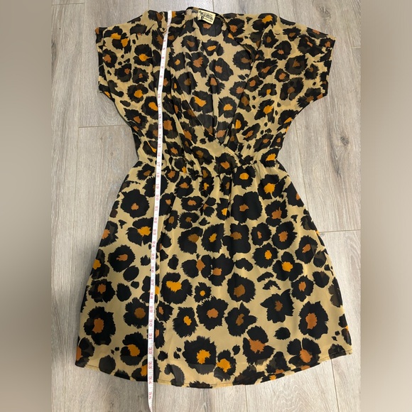 Show Me Your Mumu Leopard Print Sheer dress. Size S. - Picture 4 of 4